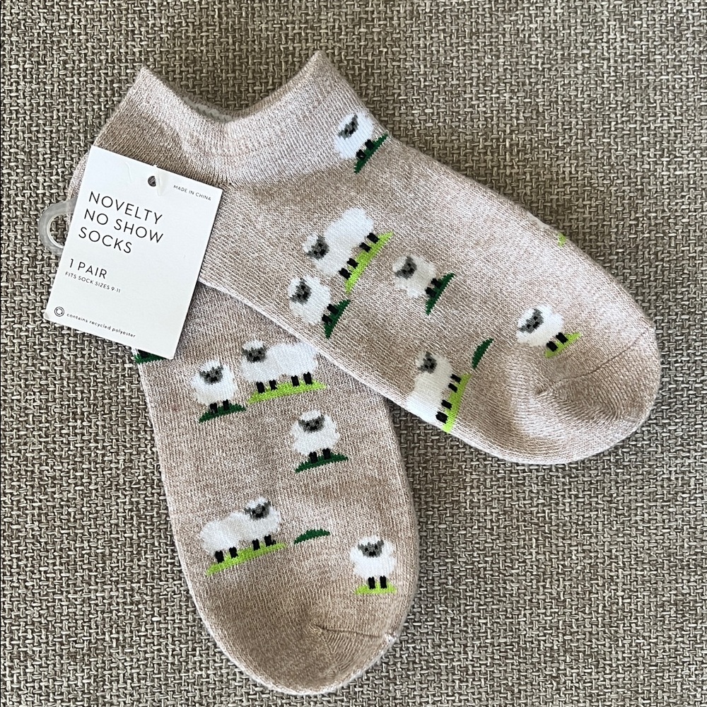 Cute Sheep No Show Socks